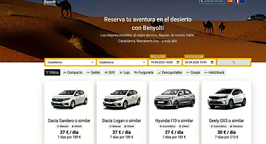 Movimiento destacado de Banyolti Alquiler de Coches en Casablanca, Marruecos